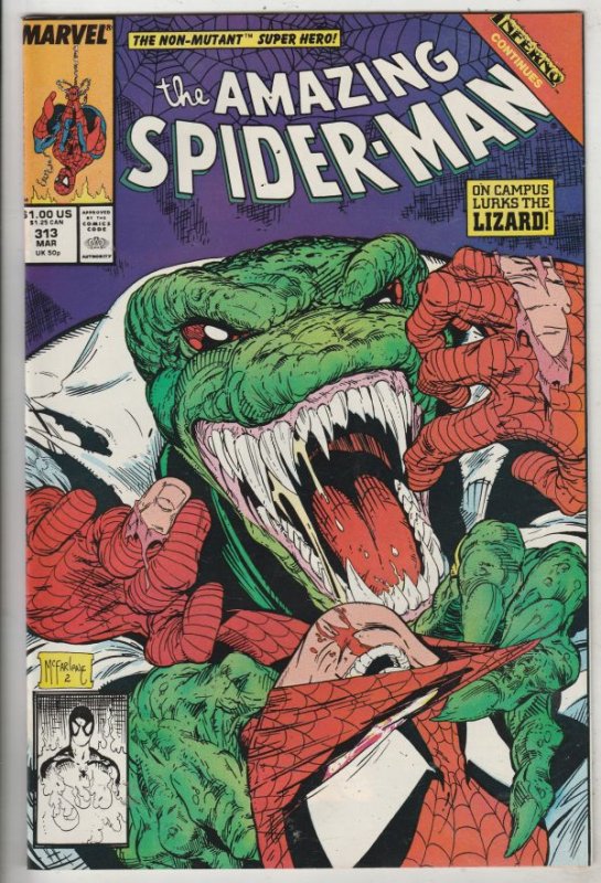 Amazing Spider-Man #313 (Mar-89) VF/NM High-Grade Spider-Man