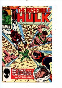 The Incredible Hulk #316 (1986) Hulk Marvel Comics