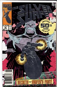Silver Surfer #50 Newsstand Edition (1991) Silver Surfer
