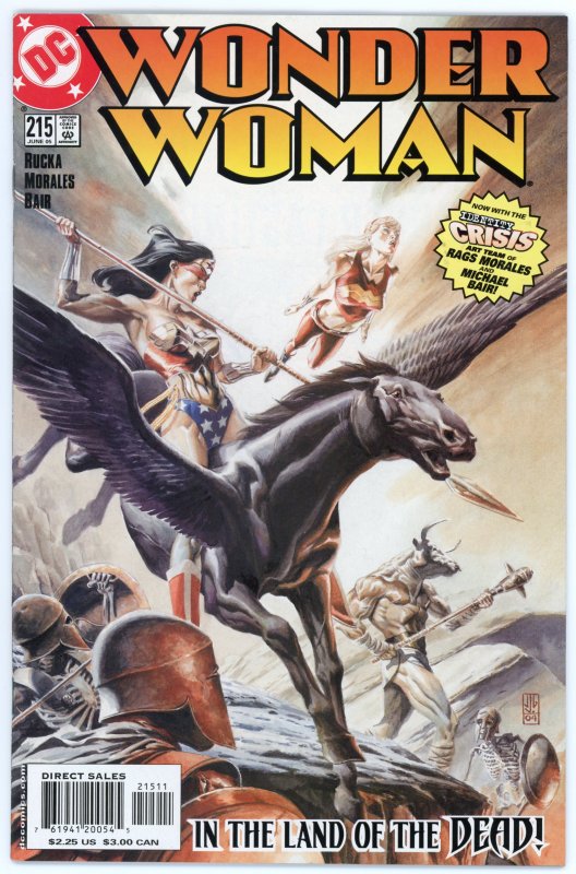 Wonder Woman #215 NM 9.2 DC 2005 Modern Age