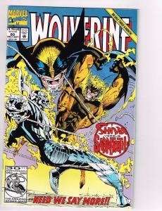 Wolverine # 60 Marvel Comic Book X-Men Sabretooth Cyclops Professor X Cable S11