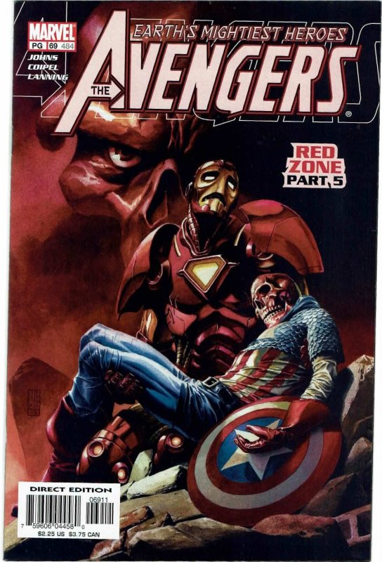 Avengers #69 (1998 v3) Geoff Johns Captain America Falcon NM