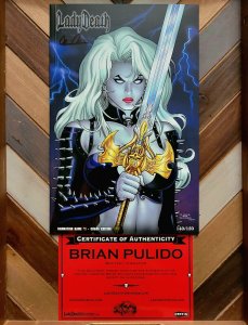 LADY DEATH: Damnation Game Chaos Edition (Coffin 2016) NM 1/150! Signed + COA