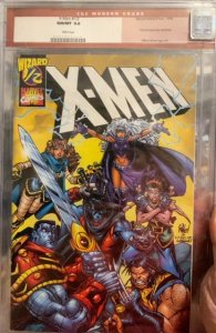 Wizard Half Edition X-men cgc 9.6 rare insert