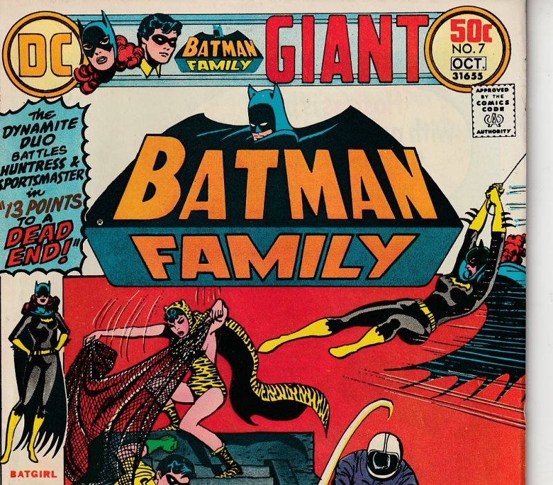 Batman Family # 7 Batgirl and Robin vs Sports Master and Huntress