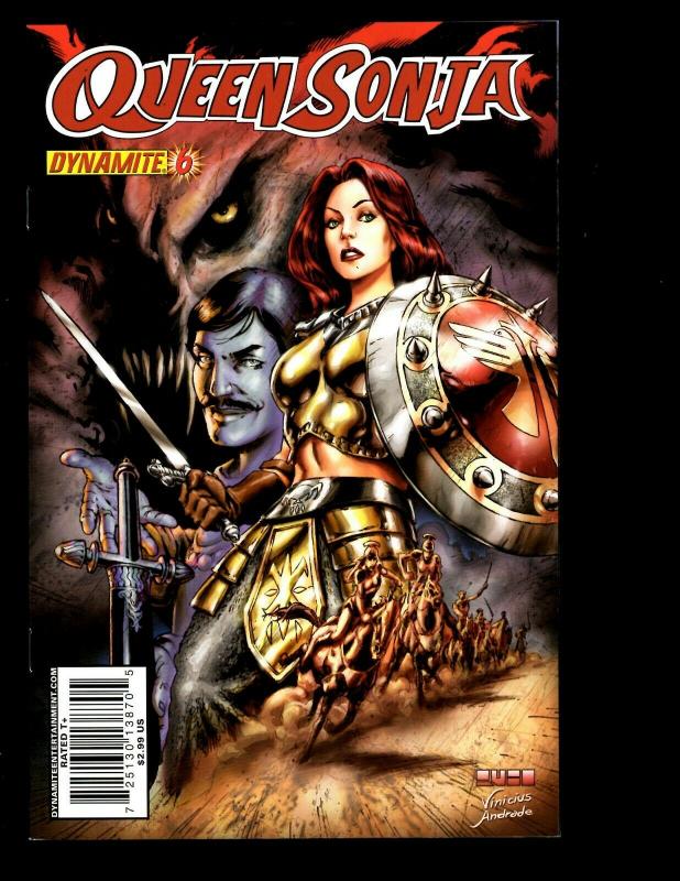 Lot Of 11 Queen Sonja Dynamite Comics # 1 3 4 5 6 7 10 11 13 14 15 Conan SM2