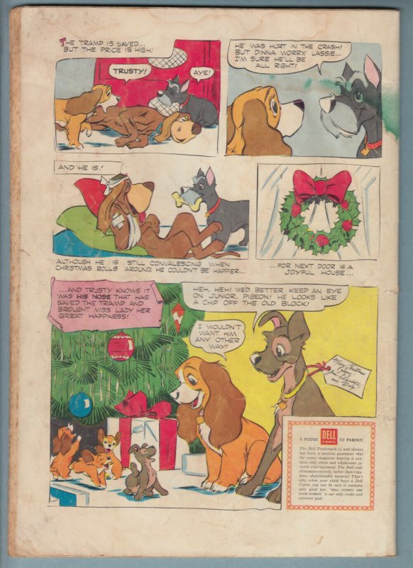 Lady and the Tramp #629 (1955) 2.0 GD Dell Four Color Comic