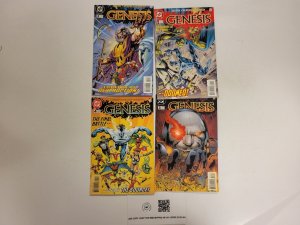 4 Genesis DC Comic Books #1 2 3 4 Series 10 TJ16