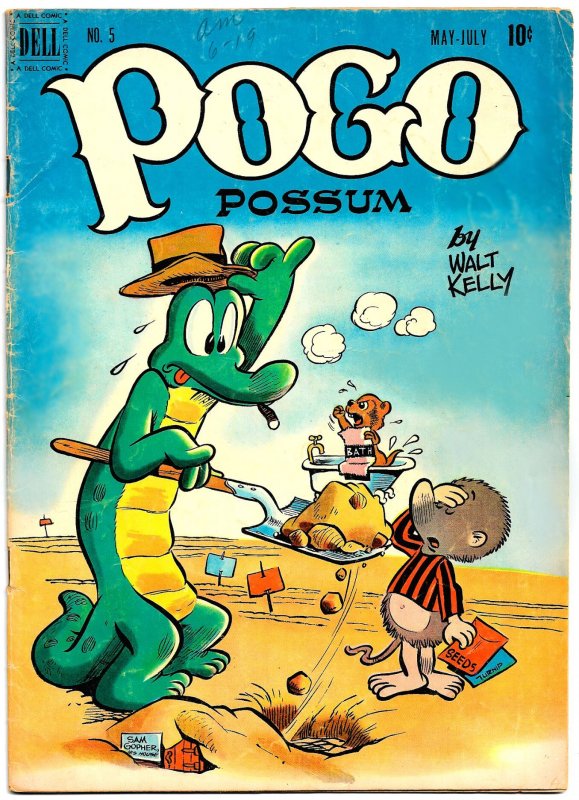 POGO POSSUM #5 (May1951) 5.5 FN- • 36 Pages of Pure Walt Kelly Genius ...