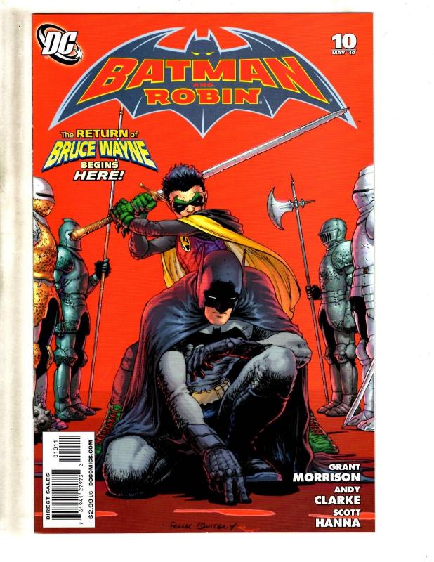 Lot Of 6 DC Comics Batman & Robin 1 10 11 13 124 + All Star Batman # 1 MK7