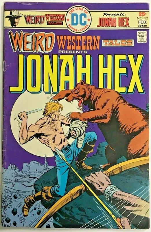 WEIRD WESTERN TALES#32  FN 1976 JONAH HEX DC BRONZE AGE COMICS