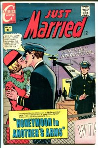 Just Married #60 1968-Charlton-spicy stories-love triangle cover-VF