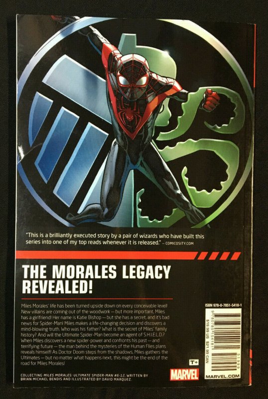 MILES MORALES: THE ULTIMATE SPIDER-MAN REVELATIONS TRADE PAPERBACK #2 NM 