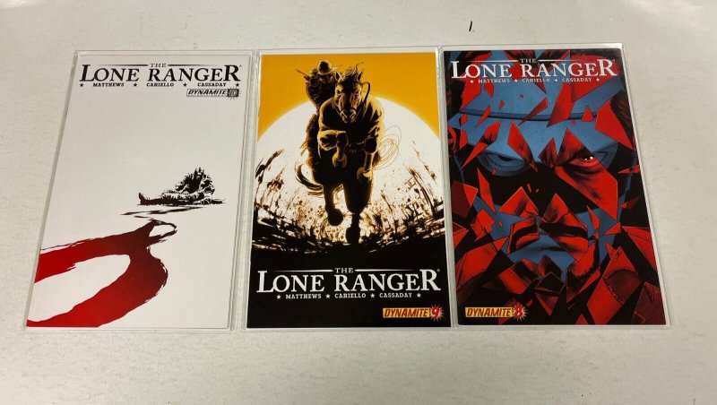 6 Lone Ranger Dynamite Comics books #5 6 7 8 9 10 Matthews 47 JW34