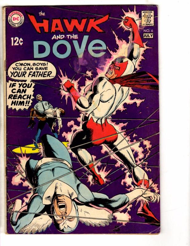 Hawk & Dove # 6 PR/GD Marvel Comic Book Silver Age Series JG1