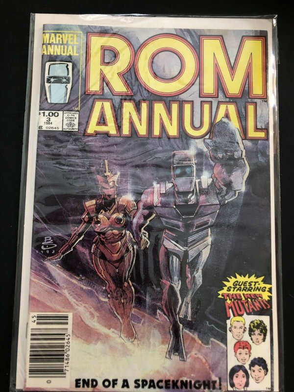 ROM SPACEKNIGHT ANNUALS 1-3  MARVEL 1983 - 1986 / NM / NEWSSTANDS