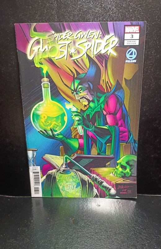 Spider-Gwen: Ghost-Spider #3 (2019) C. Pacheco [Fantastic Four Villains] variant