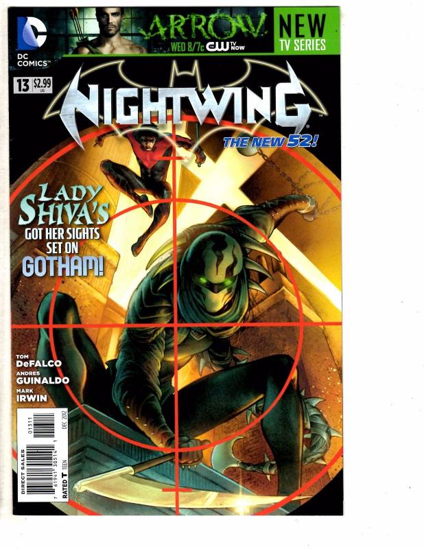 2 Nightwing DC New 52 Comic Books # 13 14 1st Print NM Range Batman Robin LH3