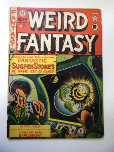 Weird Fantasy #2 (1950) FR/GD Condition 2/3 book length spine split