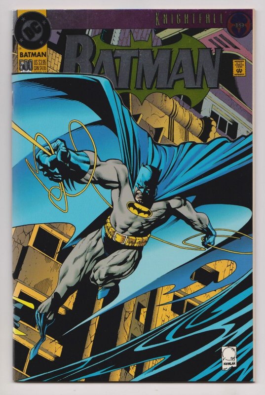 Batman #500 Die Cut Foil Cover (DC,1993) NM