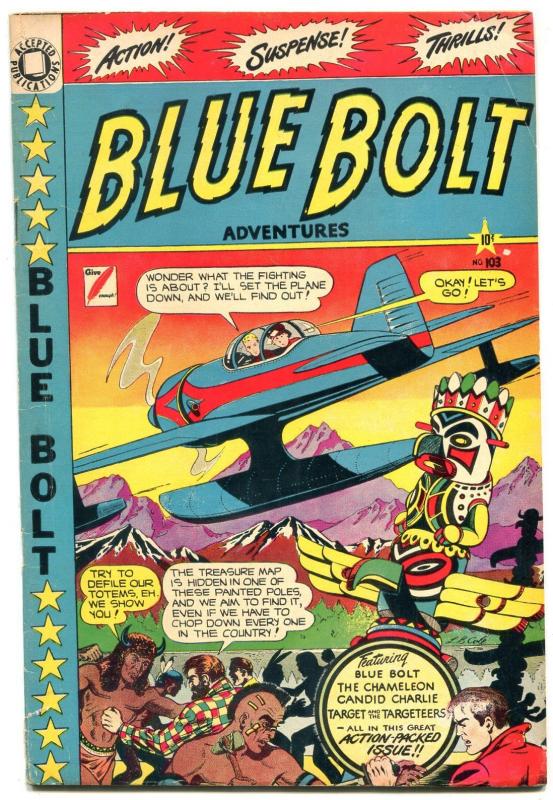 BLUE BOLT #103-TARGET-CHAMELEON-CANDID CHARLIE-LB COLE FN-