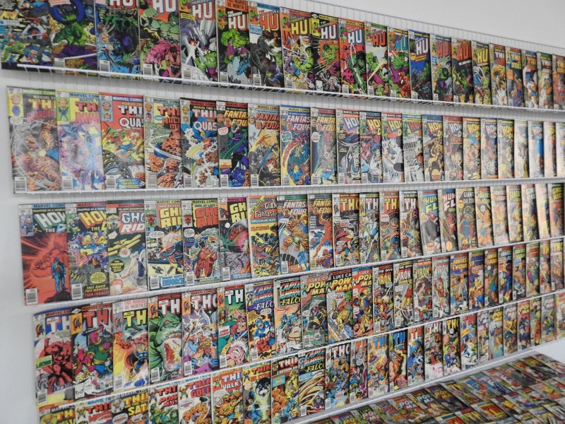 Huge Lot 190+ Low Grade Mostly Bronze Comics W/ Hulk, Thor, +More see desc