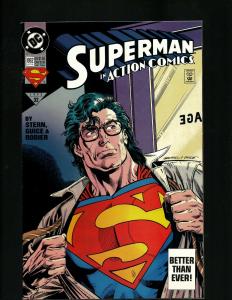 12 Superman DC Comics #675 685 686 687 687 688 689 690 691 692 693 694 J395 