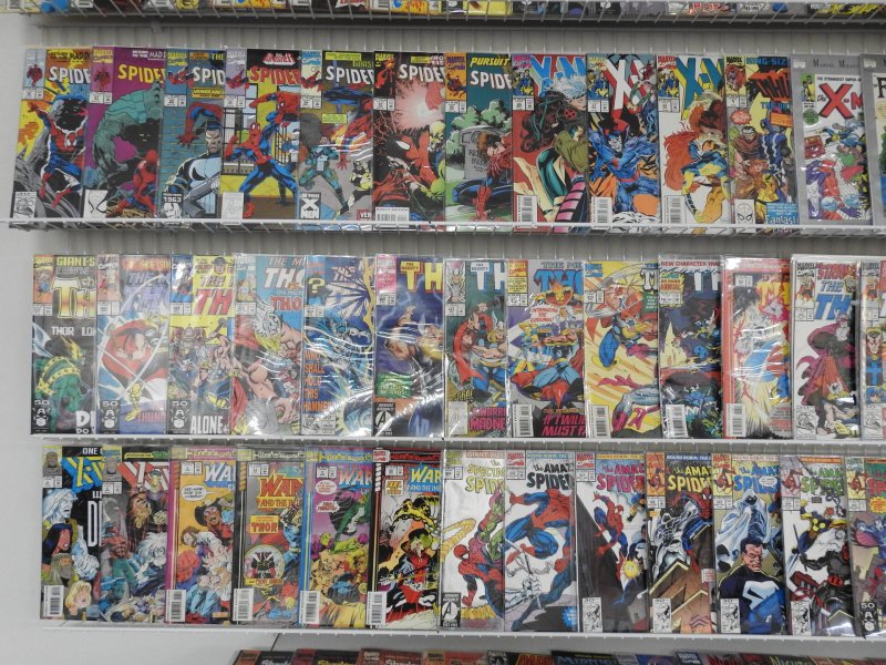 Huge Lot 160+ Comics W/ Spider-man, Hulk, Thor, Avengers+ Avg VF- Condition!