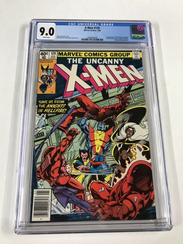 Uncanny X-men 129 Cgc 9.0 White Pages 1st Kitty Pryde Emma Frost Marvel