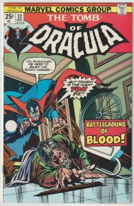 Tomb of Dracula #32 (May 1975, Marvel), VFN condition (8.0), copy B
