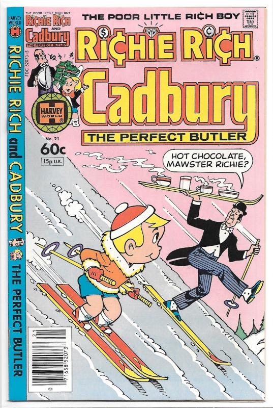 Richie Rich & Cadbury #21 (Feb 1982, Harvey) - Very Fine/Near Mint