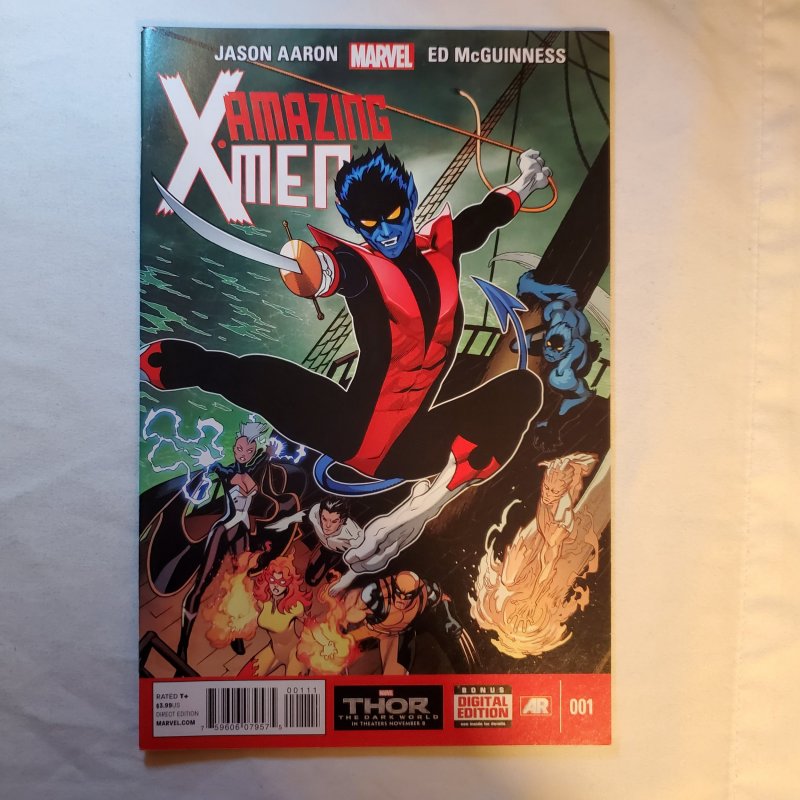 Amazing X-Men 1 Very Fine+ Cover by Ed McGuinness