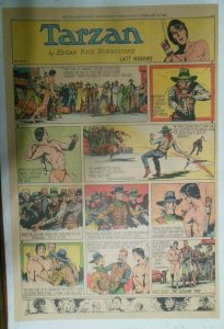 Tarzan Sunday Page #468 Burne Hogarth from 2/25/1940 Very Rare ! Full Page Size