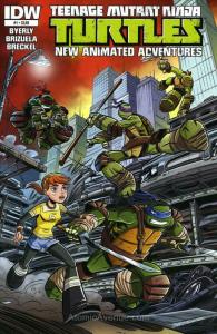 Teenage Mutant Ninja Turtles New Animated Adventures #1 VF/NM; IDW | save on shi 
