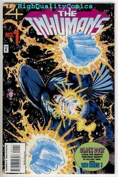 INHUMANS #1, NM, Black Bolt, Medusa, Kree, Great Refuge, 1995, more in store