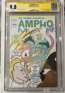 Amphoman #3 (2012) CGC SS 9.8 Signed by Mike Kaye! RARE Book Lunchbox Collector