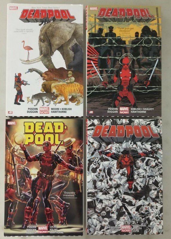 Deadpool Volume 1-4 Complete Set Hardcover 1 2 3 4 Gerry Duggan Brian Posehn