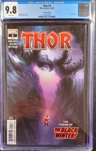 ?? Thor #4 (2020 Marvel Comics) 2nd Print CGC 9.8 Black Winter 1st appearance