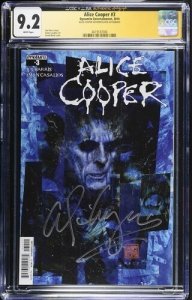 Alice Cooper #3 2014 Dynamite Entertainment CGC 9.2 JSA Signed