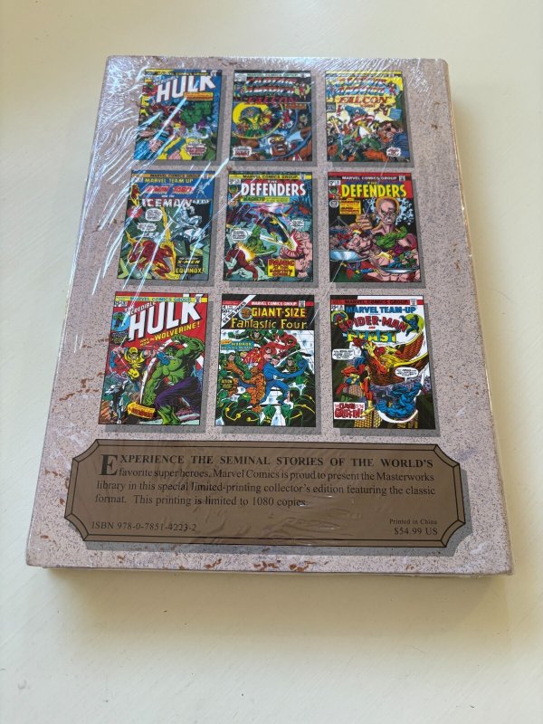 Marvel Masterworks Vol # 134 X-Men Hulk 181 Limited To 1080 SEALED Copy 1 J414
