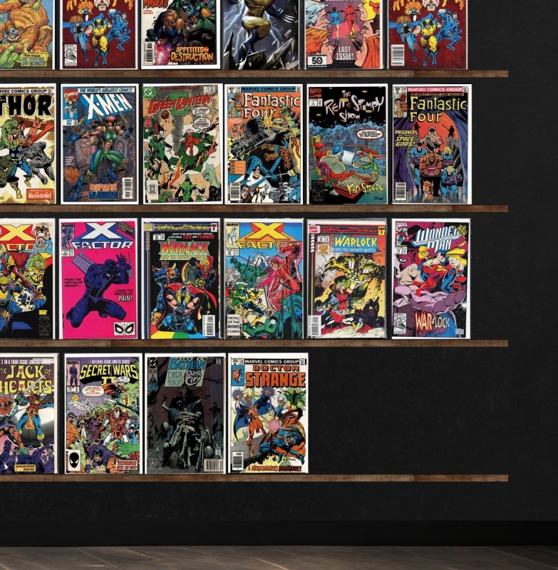 Huge Lot 150+ Comics with X-Factor, Wolverine, Thunderstrike, Wolfpack & More!