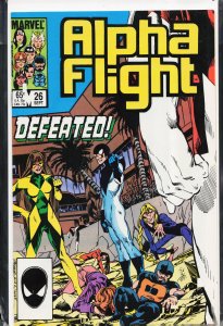 Alpha Flight #26 (1985) Alpha Flight