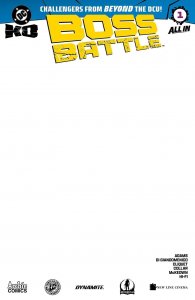 DC K.O. Boss Battle #1 2026 Blank Cover H DC Comics EB221