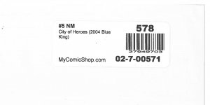 City of Heroes (2004 Blue King) #5 NM