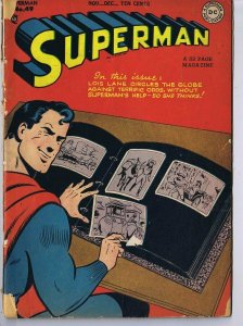 Superman #49 ORIGINAL Vintage 1949 DC Comics Golden Age