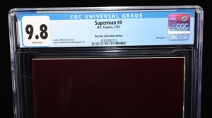 Superman #4 - Big Time Collectibles Edition (CGC 9.8) 2023