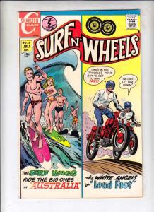 Surfn' Wheels #5 (Jul-70) NM- High-Grade Surf King, White Angels