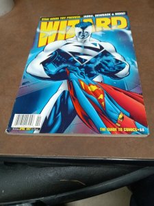 WIZARD MAGAZINE #68- APRIL 1997 BLUE SUPERMAN COVER the guide to comics