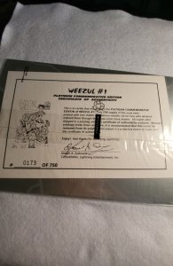 Weezul Platinum Commemorative edition #1 with certification 173 of 750
