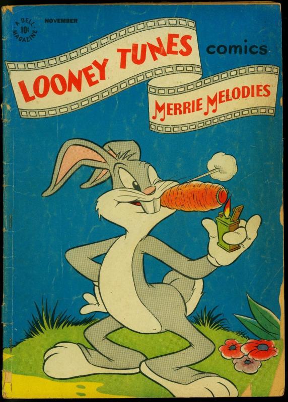 Looney Tunes and Merry Melodies #49 1945- Bugs Bunny Dell Comics G